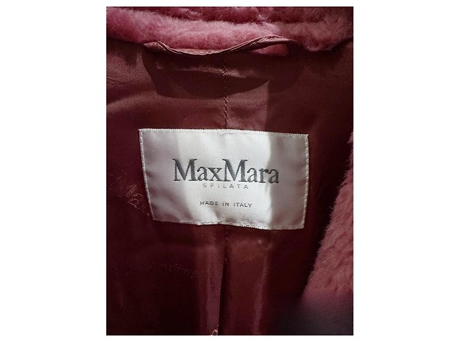 Abrigo Teddy Max Mara Rosa Piel Sintética Multicolor - vista 2