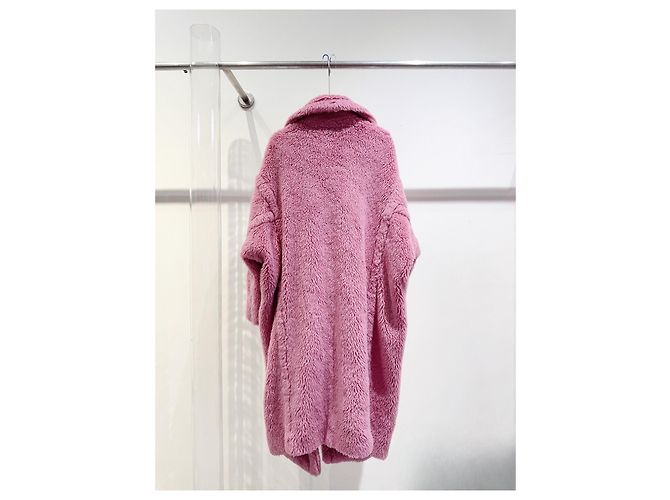 Abrigo Teddy Max Mara Rosa Piel Sintética Multicolor - vista 3
