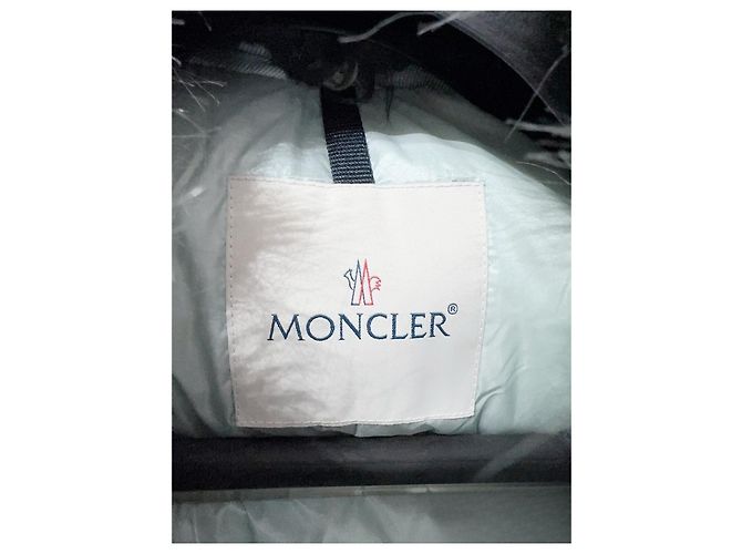 Moncler Blue Down Jacket with Detachable Fur Collar Multiple colors - view 5