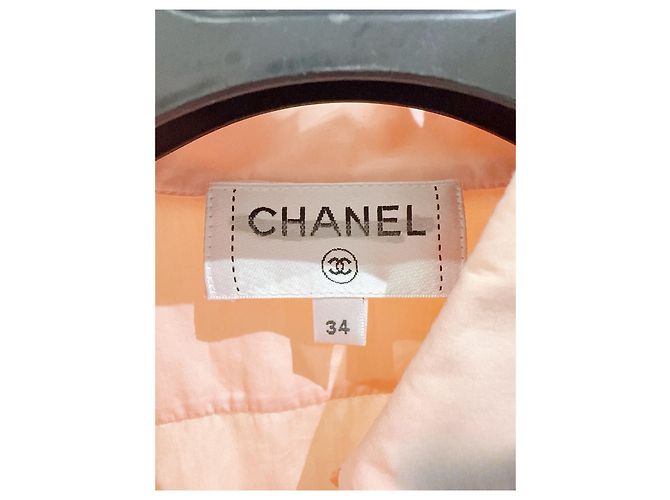 Top Chanel de seda rosa talla 34 Multicolor - vista 2