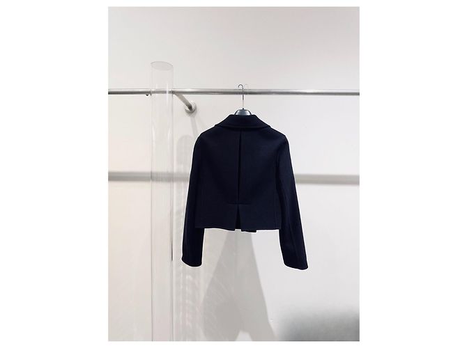 Dior Wool Cashmere Jacket with Gold Buttons Size 34 Multiple colors - view 4