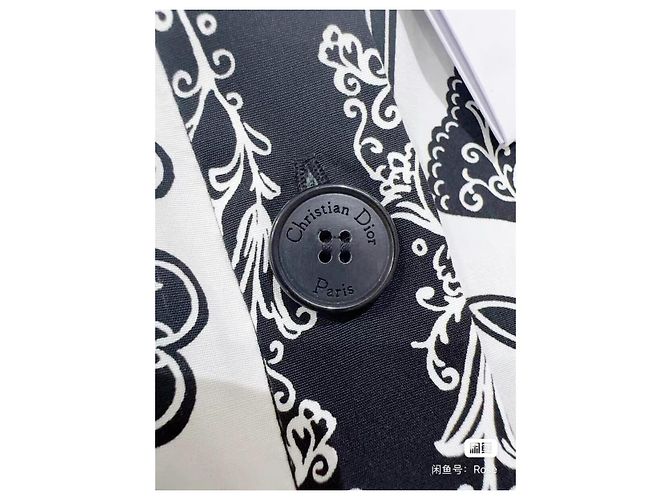 Autre Marque Dior Kleid Mehrfarbig Baumwolle Mehrfarben - Ansicht 2