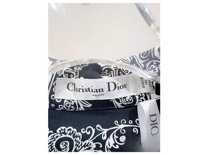 Autre Marque Dior Kleid Mehrfarbig Baumwolle Mehrfarben - Ansicht 4