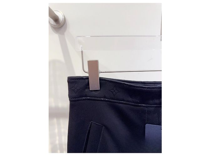 Louis Vuitton Monogramm Baumwollhose Navy Mehrfarben - Ansicht 2