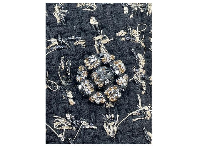 Chanel 22K Tweed Jacke Karomuster Mehrfarben - Ansicht 5