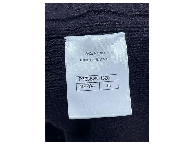 Chanel 24K Strickjacke Wolle Color-Block Mehrfarben - Ansicht 4
