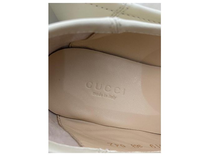 Gucci Ballerine in Pelle Bianche Multicolore - vista 2