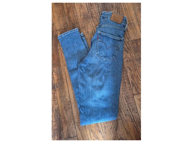 Vaqueros Levi's 721 High Rise Skinny Premium Mujer - Azul Claro W24 - vista 2