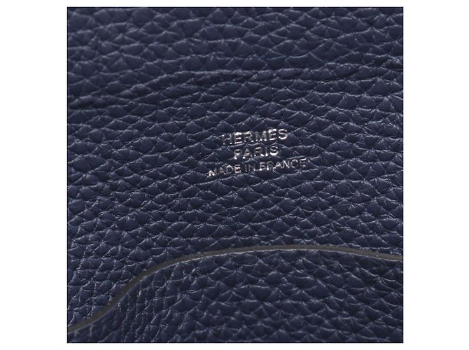 Hermès Hermes HERMES Vid Poche Schultertasche Blau - Ansicht 4