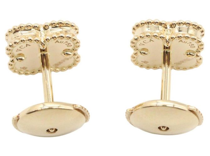 Orecchini Van Cleef & Arpels Sweet Alhambra Onyx Nero D'oro - vista 2