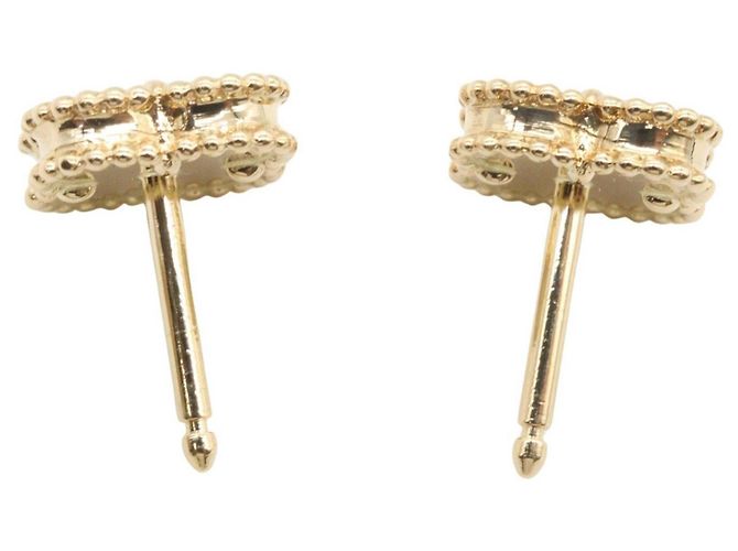Orecchini Van Cleef & Arpels Sweet Alhambra Onyx Nero D'oro - vista 3