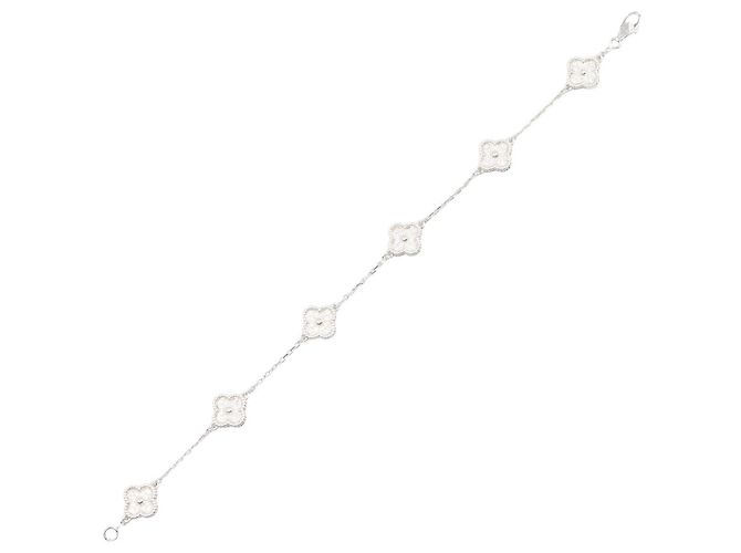 Bracciale Sweet Alhambra con diamanti Van Cleef & Arpels Argento - vista 3