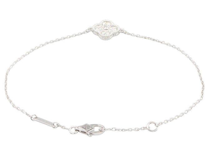 Bracciale Sweet Alhambra Diamanti Van Cleef & Arpels Argento - vista 2