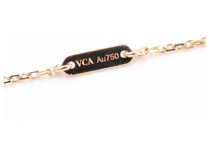 Collana Sweet Alhambra Cuore Van Cleef & Arpels Rosso D'oro - vista 3