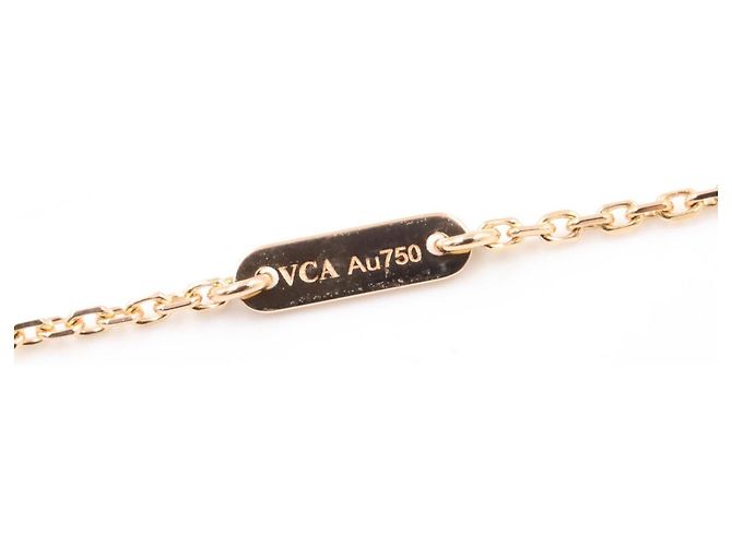 Collana Sweet Alhambra Van Cleef & Arpels Rosso D'oro - vista 3