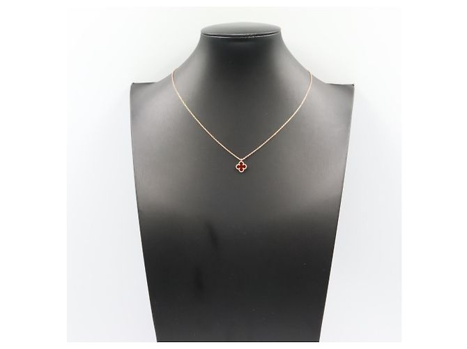 Collana Sweet Alhambra Van Cleef & Arpels Rosso D'oro - vista 6