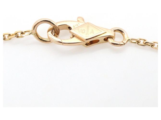 Collana Sweet Alhambra Cuore Van Cleef & Arpels Rosso D'oro - vista 3