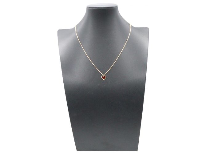 Collana Sweet Alhambra Cuore Van Cleef & Arpels Rosso D'oro - vista 7