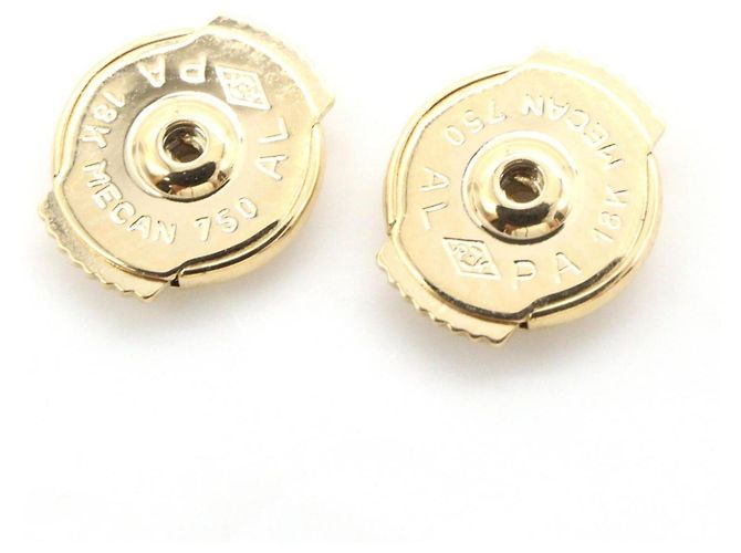 Orecchini Pure Alhambra Onyx Van Cleef & Arpels Nero D'oro - vista 5