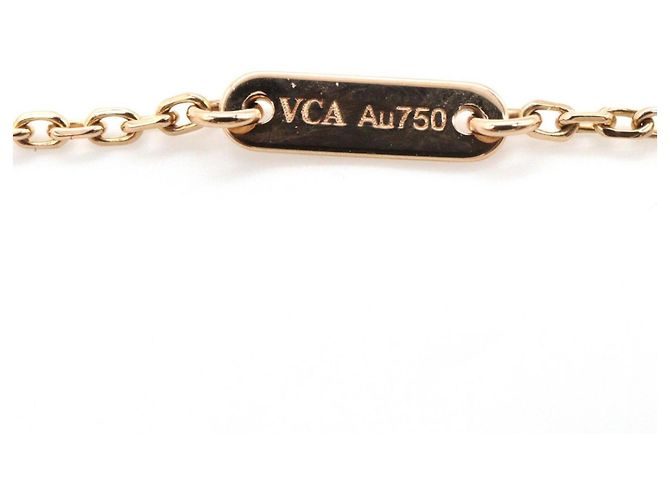 Bracciale Sweet Alhambra Cuore Van Cleef & Arpels Rosso D'oro - vista 5