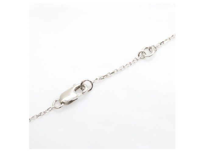 Van Cleef & Arpels Sweet Alhambra Papillon Turquoise Halskette Silber Blau - Ansicht 4