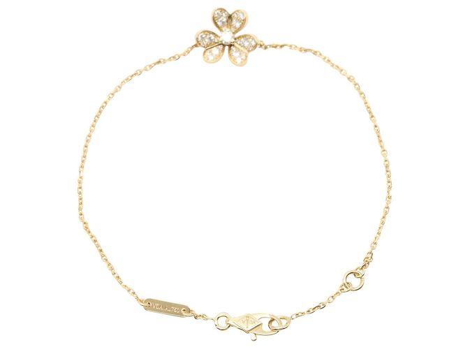 Van Cleef & Arpels Bracciale Frivole Mini Diamanti D'oro - vista 2