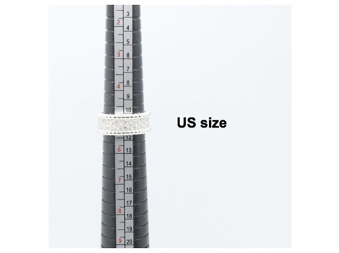 Van Cleef & Arpels Perlee Diamantring Silber - Ansicht 6
