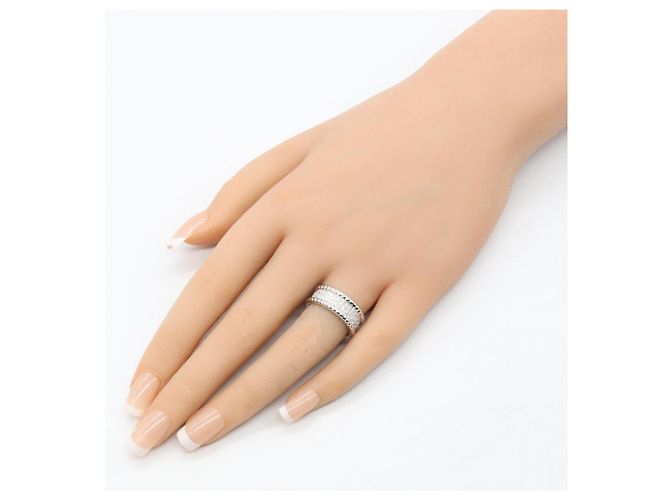Van Cleef & Arpels Perlee Diamantring Silber - Ansicht 8