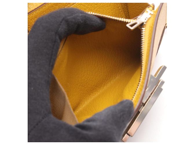 Hermès Borsa a tracolla Hermes Cinetic Mini To Go Jaune Ambre Giallo - vista 4