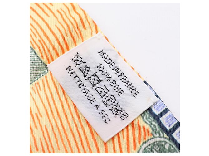 Lenço Hermès Twilly SUPER SILK QUEST Multicor - vista 5