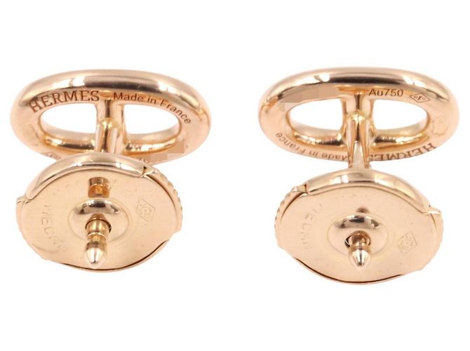 Hermès Orecchini a lobo Hermes Farandole 18K Pink Gold D'oro - vista 2