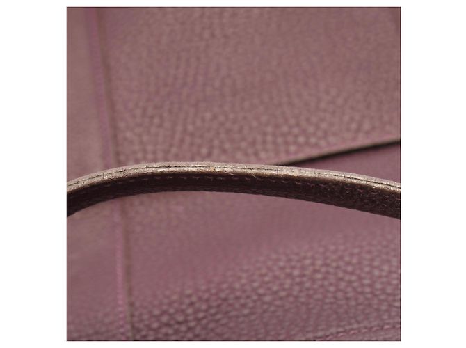 Hermès Bolso Fourre-Tout MM Hermes Burdeos Púrpura - vista 13