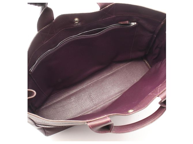 Hermès Bolso Fourre-Tout MM Hermes Burdeos Púrpura - vista 3