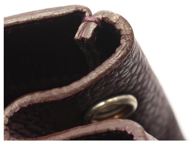 Hermès Bolso Fourre-Tout MM Hermes Burdeos Púrpura - vista 6