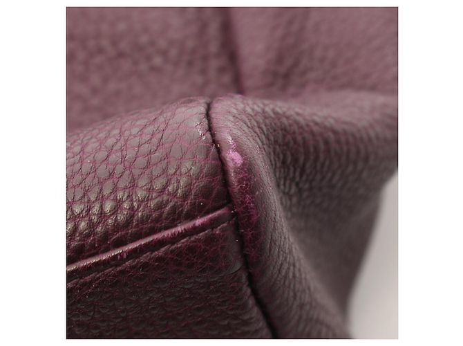 Hermès Bolso Fourre-Tout MM Hermes Burdeos Púrpura - vista 7