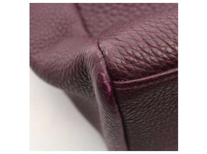 Hermès Bolso Fourre-Tout MM Hermes Burdeos Púrpura - vista 8