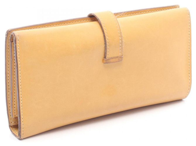 Hermès Portafoglio lungo tri-fold Hermes Bearn Dupri Marrone - vista 2