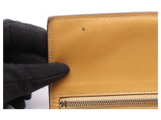 Hermès Portafoglio lungo tri-fold Hermes Bearn Dupri Marrone - vista 7