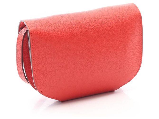 Hermès Borsa a tracolla Hermes Mini Convoyeur Rouge Tomato Rosso - vista 2