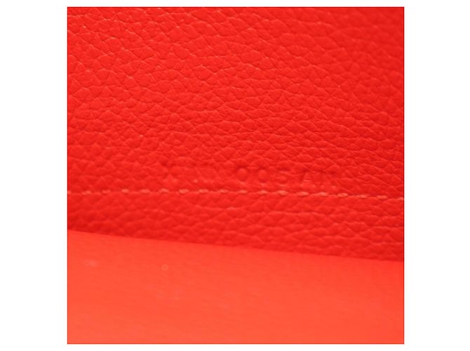 Hermès Borsa a tracolla Hermes Mini Convoyeur Rouge Tomato Rosso - vista 5