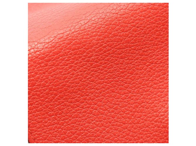Hermès Borsa a tracolla Hermes Mini Convoyeur Rouge Tomato Rosso - vista 6