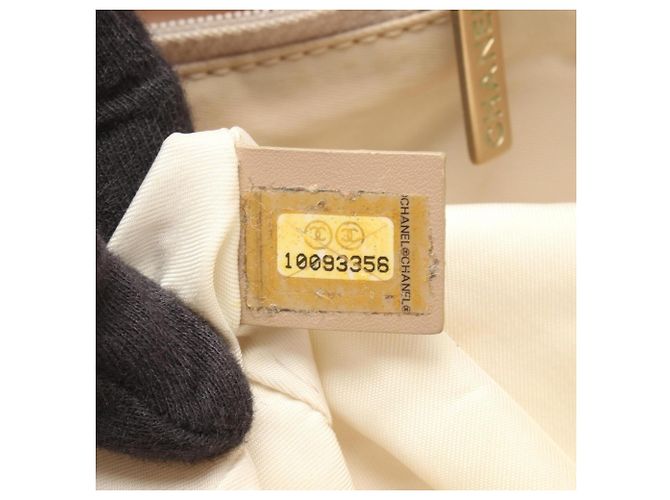Borsa Tote Chanel New Travel Line MM Beige - vista 5