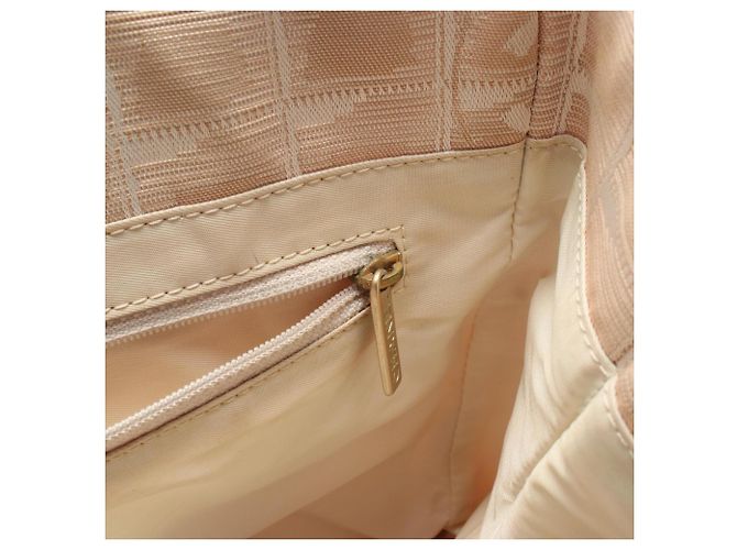 Borsa Tote Chanel New Travel Line MM Beige - vista 8