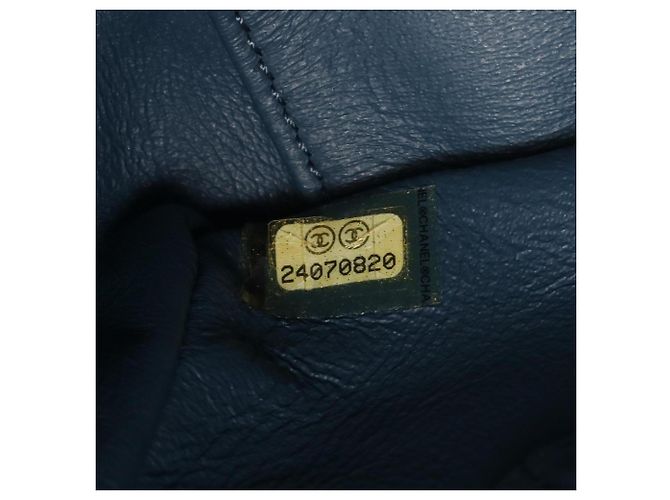Chanel Business Affinity Matelassé Schultertasche Blau - Ansicht 5