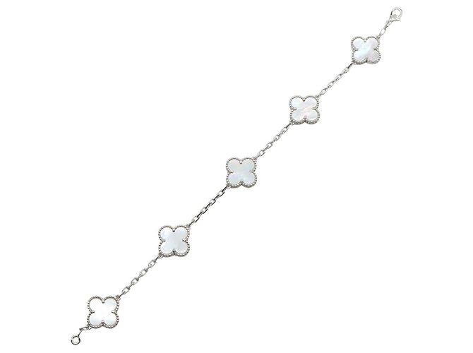 Bracciale Van Cleef & Arpels Vintage Alhambra 5 Motivi - vista 3