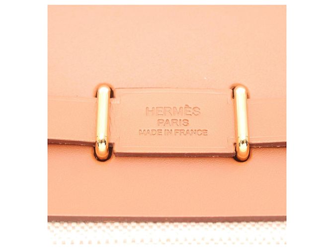 Hermès Bolso de hombro Hermes Herbag Zip Mini Castaño Beige Crudo - vista 4