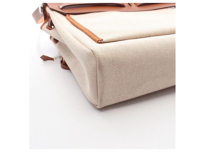 Hermès Hermes Herbag Zip Messenger 39 Handtasche Braun Roh - Ansicht 6