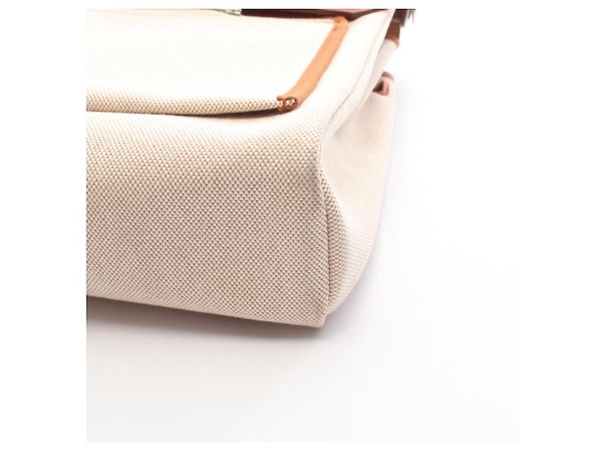 Hermès Hermes Herbag Zip Messenger 39 Handtasche Braun Roh - Ansicht 7