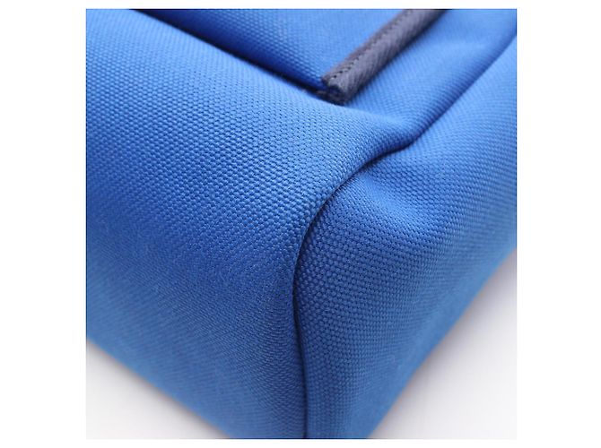 Hermès Hermes Herbag Zip PM Letournée 2-Way Handtasche Blau Marineblau - Ansicht 6