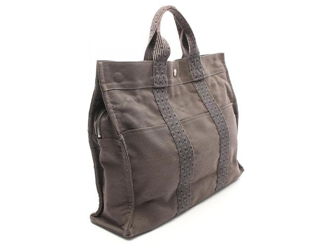 Hermès Bolso Tote Hermes Herline MM Castaño - vista 2